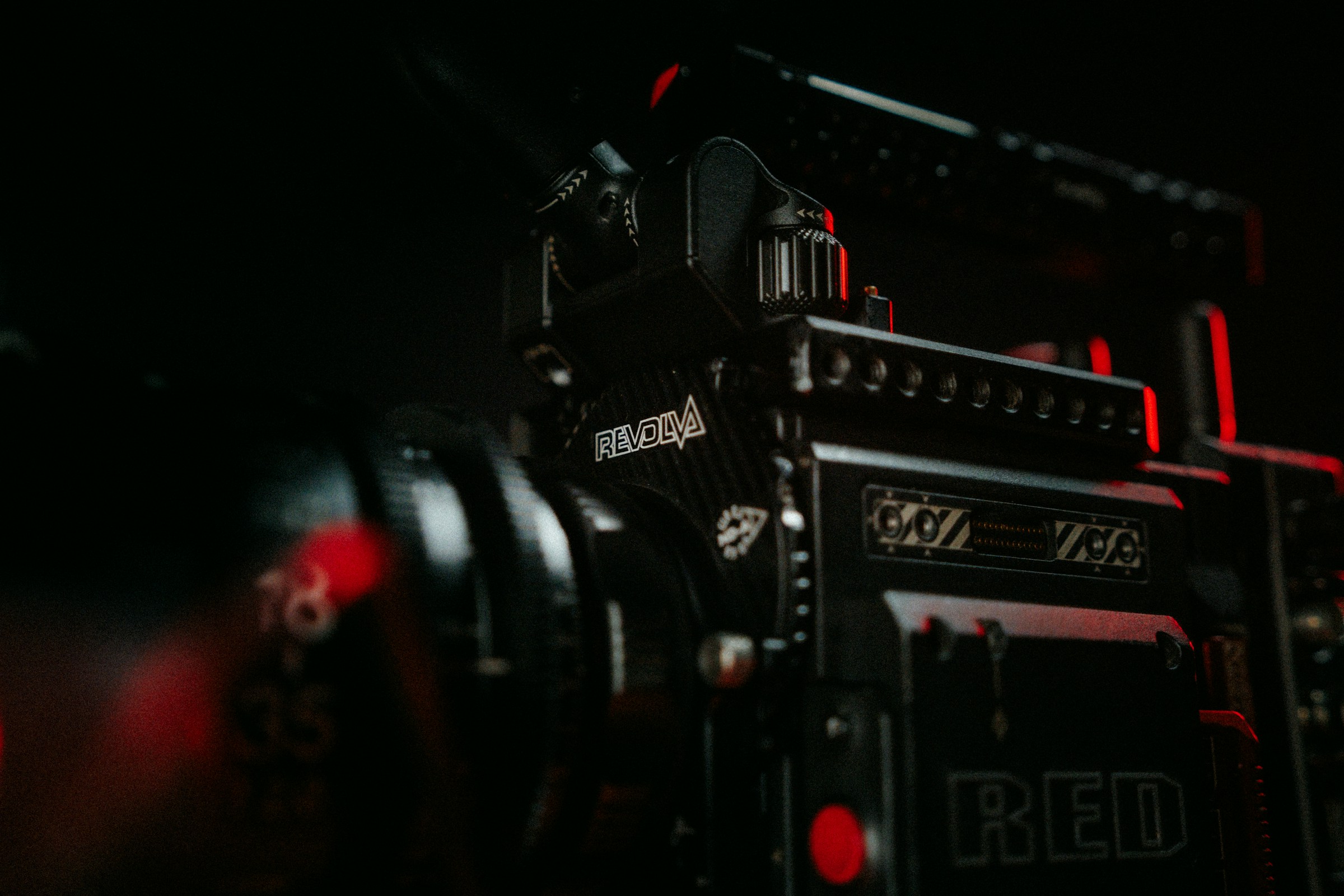 Professional cinema camera ready for a creative production
